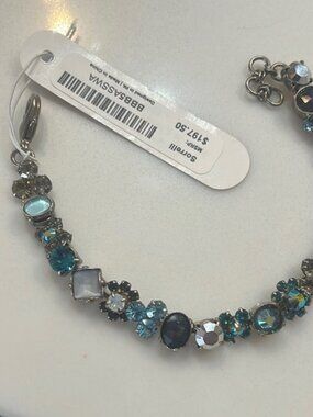 Sorrelli Blue Silver Crystal Bracelet